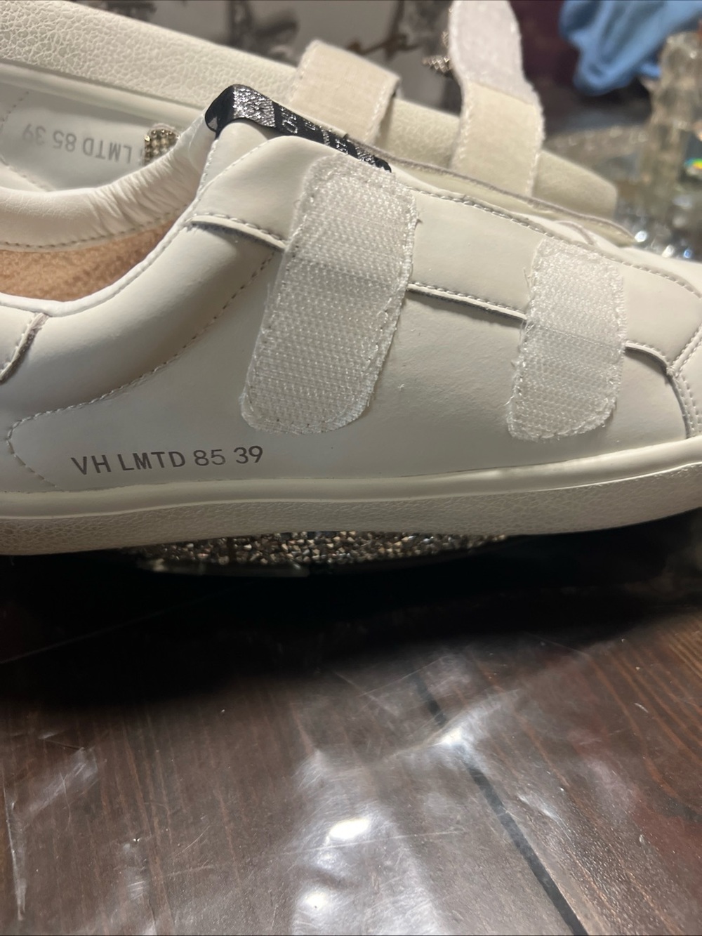 Rare Vintage Havana The Iconic Limited Edition Sparkle Star PureWhite Sz 8.5 - Picture 13 of 16